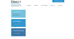 Desktop Screenshot of directdentalplans.com
